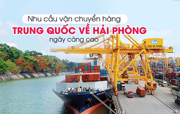 Vận chuyển hàng Trung Quốc về Hải Phòng