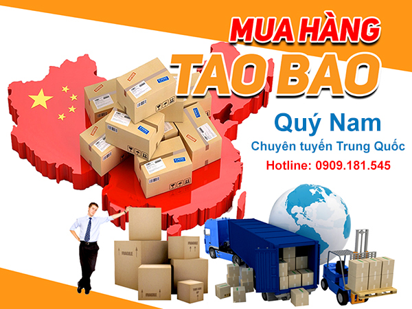 Quý Nam mua hàng Taobao và vận chuyển hàng từ Trung Quốc về Việt Nam